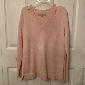 Loft Petites Baby Pink Sweater